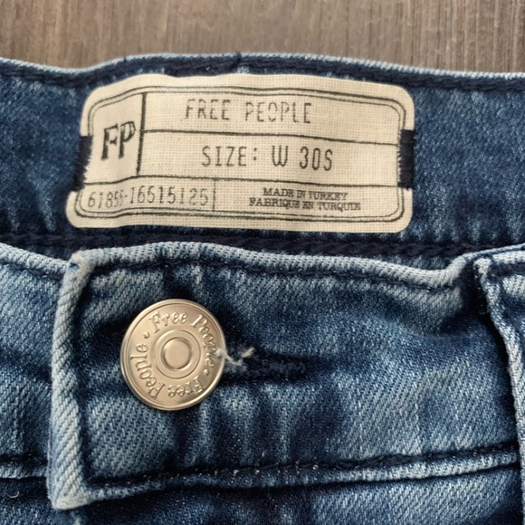 Free People NWT High Waist Skinny Distressed Jeans - Picture 6 of 15